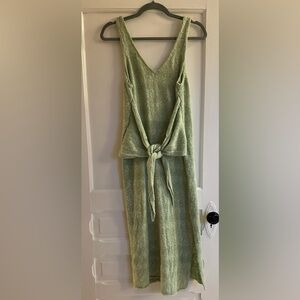 [Free People] Light Green Knit Swim Coverup